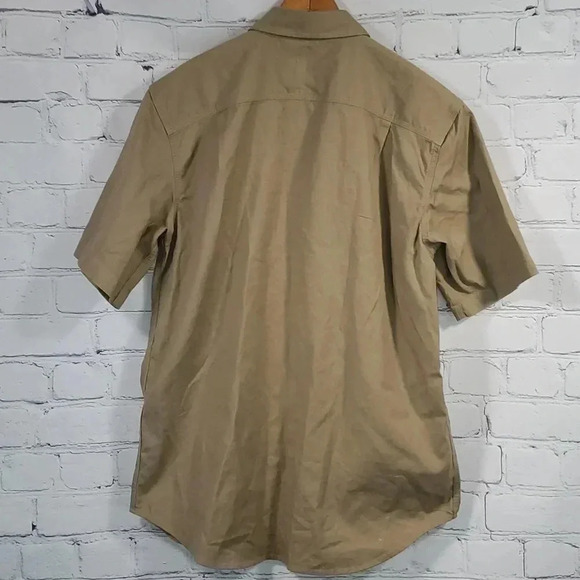 Carhartt Men's Rugged Flex Rigby Short Sleeve Relaxed Fit Work Shirt Size M - Picture 9 of 12